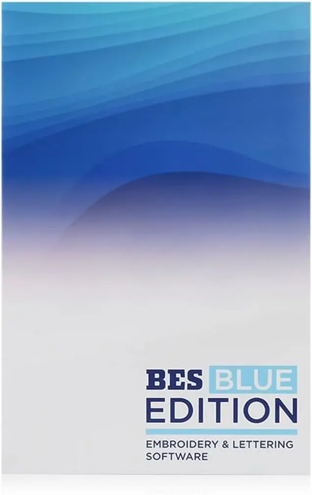 Brother BES Blue Edition Embroidery & Lettering Software - 199 Pre-Digitized Fonts, Monogram Designing, Editing and More!