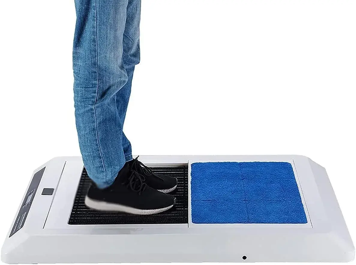Shoe Cleaner Polisher,Sole Cleaning Machine,Entrance Shoe Brush Fully Automatic Dust-Free Workshop Cleaning,Deep Cleaning Without Leaving Traces
