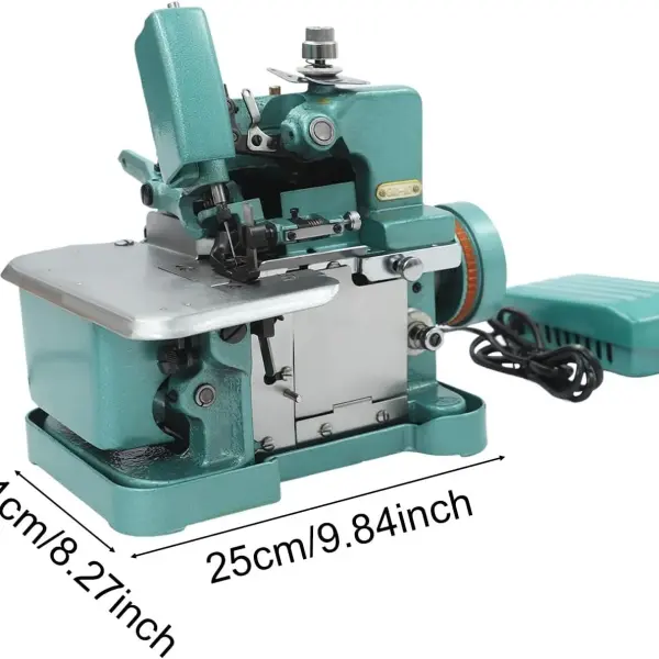 Overlock Machine, Overlocker Sewing Machine, 150W Sergers & Overlock Machines, Overlock Width 2.5-3.5 mm, 3000 Stitches/min Sewing Speed, Small Household Sewing Handheld Tool