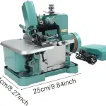 Overlock Machine, Overlocker Sewing Machine, 150W Sergers & Overlock Machines, Overlock Width 2.5-3.5 mm, 3000 Stitches/min Sewing Speed, Small Household Sewing Handheld Tool
