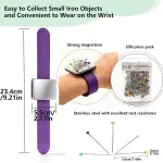 XWCSEWING Sewing Quilting Seam Kits and supplies-100 Pcs Plastic Sewing Clips and 200 Pcs Stainless Steel pins with Magnetic Holder
