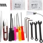 WQAPVHBG Sewing Machine Cleaning Kit, 14 Types Sewing Machine Tools, Multifunctional Sewing Machine Screwdriver Set with Storage Box for Tailoring Enthusiasts to Cut Fabrics