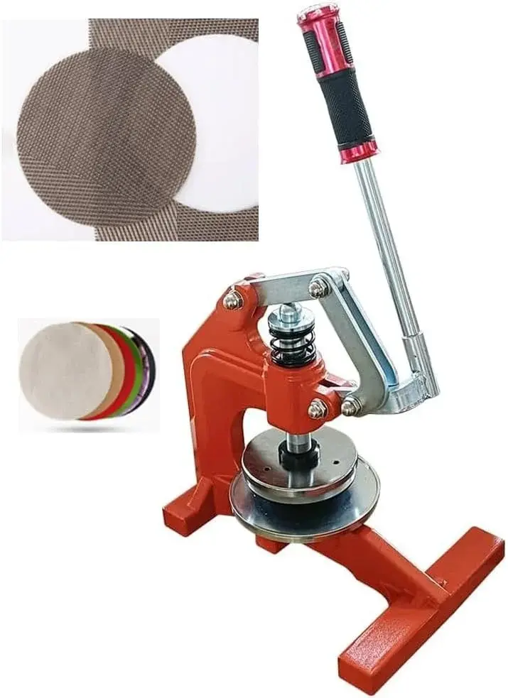 INTBUYING Hand Pressure Sampling Knife Textile Fabric gram Instrument Round Sample Cutter Textile Carpet Sample Cutter
