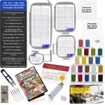 Brother SE2000 Sewing and Embroidery Machine Bundle - 5" x 7" Field, Cuts Jump Stitches, Wireless LAN, Includes 4 Hoops, 20 Premium Threads, Stabilizer Sheets, 50,000+ Designs, Accessories & More