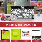 SINGER 07232 Sewing Basket with Sewing Kit Accessories