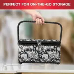SINGER 07232 Sewing Basket with Sewing Kit Accessories
