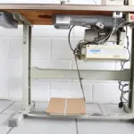 Juki DDL-8700-7 Complete Under Trimmer CP-18 Panel Table, Stand Fully Assembled