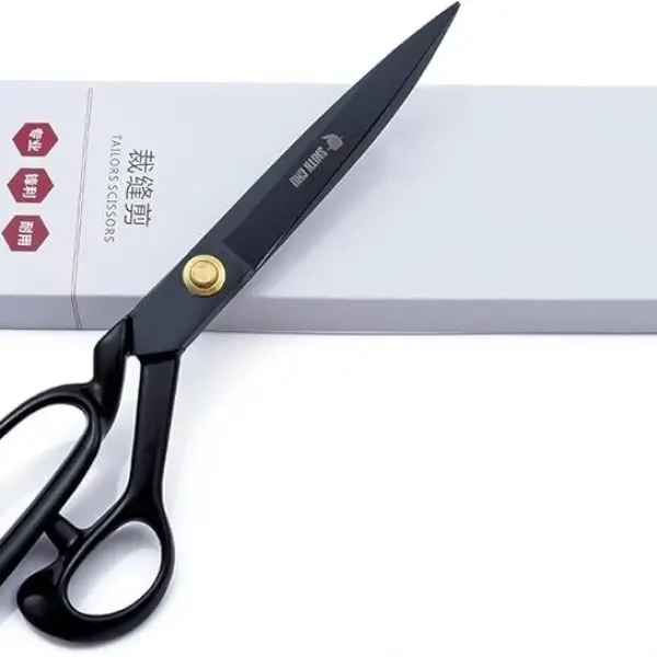 SMITH CHU Sewing Scissors-Heavy Duty Tailor Scissors Shears for Fabric,Leather,Raw Materials,Dressingmaking,Altering-Professional Upholstery Shears for Dressmakers Students Office Crafting (12 inch)