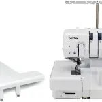 Brother AIR1800 Air Serger with Jet Air Threading, 2/3/4 Thread, LED Lit Work Area, Plus Wide Table Extension and 4-Piece Thread Cones Starter Pack