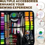 305Pcs Sewing Kit for Adults, 56Color Thread Spools, Portable Needle and Thread Kit for Sewing, with Scissors and Accessories for Adults, Beginner, Home, Travel, Emergency Sewing Kits