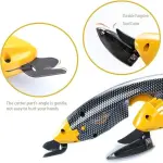 Electric Fabric Scissors, Cordless with 3 Blades (2 All-Purpose + 1 Shoe Pattern), Rechargeable Cutter for Sewing, Cardboard, Leather, Craft Cutting Tools (2Pcs All-Purpose Blade+1Pcs Shoe Blade)