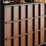 Freestanding Coat Rack with Shoe Cabinet Household Entryway Hall Tree Storage Shelf for Corridor Shoe Cupboard(Large)