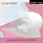 oliso TG1600 ProPlus Auto-Lift Steam Iron - Sewing Quilting & Clothes Ironing – 1800W, Rosé