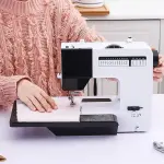 38-Stitch Embroidery with Extension Table & Night Light - Portable & Industrial Sewing for Beginners & Professionals, Heavy Duty Crafting Tool of,