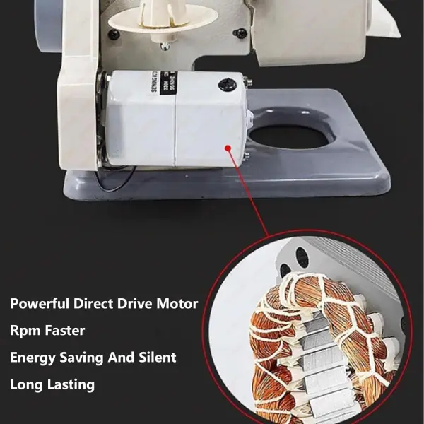 Portable Blind Hemming Machine 1200RPM Desktop Stitcher for Dresses Skirts Coats Adjustable Speed Foot Control Single Thread Sewing Tool for Home Tailoring Alterations