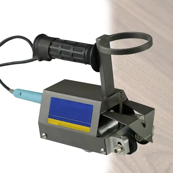 Portable Cycloidal Veneer Patchwork Machine, Automatic Mechanical Sewing Tool with Thread, for Wood Panel Stitching, Upholstery Crafting Single