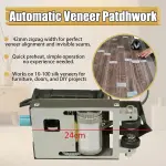 Portable Cycloidal Veneer Patchwork Machine, Automatic Mechanical Sewing Tool with Thread, for Wood Panel Stitching, Upholstery Crafting Single