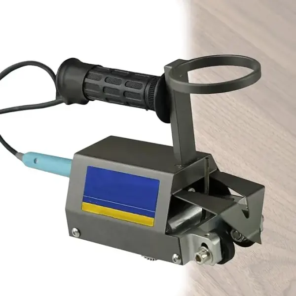 Portable Cycloidal Veneer Patchwork Machine, Automatic Mechanical Sewing Tool with Thread, for Wood Panel Stitching, Upholstery Crafting Single