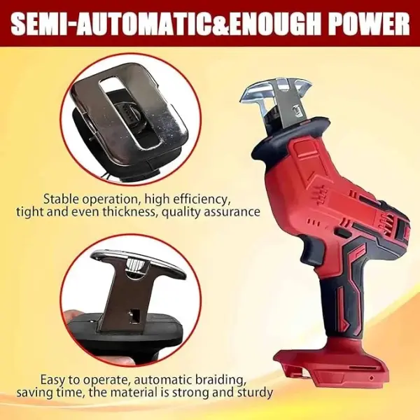 Cordless Wig Sewing Inject Machine, 1000W Handheld Hair Weaving Tool, Wig Tying Machine, 5000 RPM, with Dual Batteries for Salon & Home Use
