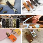 508PCS Heavy Duty Snap Fastener Tool, Canvas Snap Kit, Stainless Steel Snaps,5/8 inche Snap Fastener Kit, Snap Button Kit for Boat Cover, Repairing Boat Covers, Canvas, Sewing Tarps, Bag,Jeans,Clothes