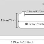 Fbshicung Sewing Machine Table for Single Needle Lockstitch Sewing Machines Juki DDL8700 5550 DU1118 Type