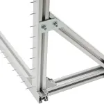 Tufting Frame,35.43" Aluminium Alloy Frame Tufting Kit,Tabletop Rug Making Tool for Tufting Devices,Punching Needles,Carpets,Tapestry Making