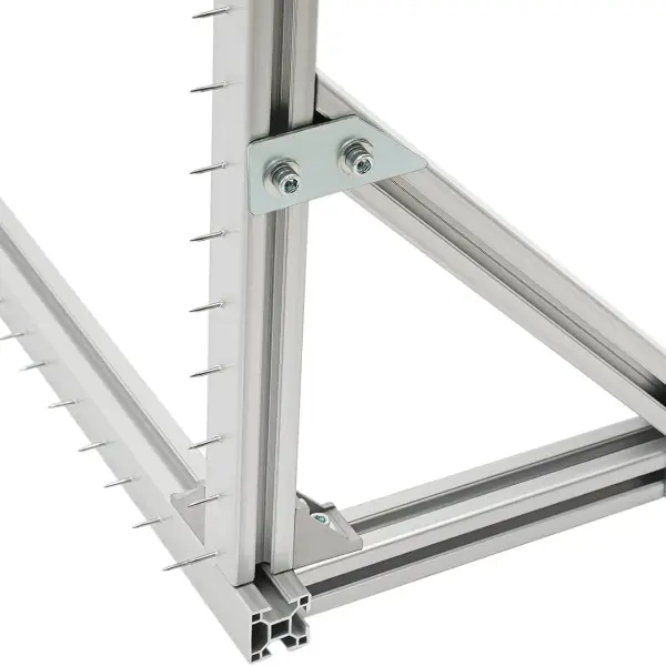 Tufting Frame,35.43" Aluminium Alloy Frame Tufting Kit,Tabletop Rug Making Tool for Tufting Devices,Punching Needles,Carpets,Tapestry Making
