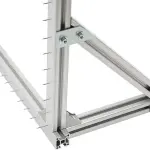 Tufting Frame,35.43" Aluminium Alloy Frame Tufting Kit,Tabletop Rug Making Tool for Tufting Devices,Punching Needles,Carpets,Tapestry Making