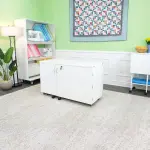 Arrow Sewing Aussie Dual Rail Electric Sewing Cabinet, Ash-White
