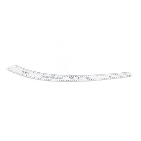 Goshyda Sewing Pattern Making Tools Durable Clear Scale Ruler Set for Fashion Design Drafting, 7Pcs for Tailors and Sewing Enthusiasts