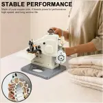 Desktop Blindstitch Sewing Machine 1250 SPM Hemmer Adjustable Stitch Ratio Metal Body for Cuffs Skirts Draperies Portable Compact Design