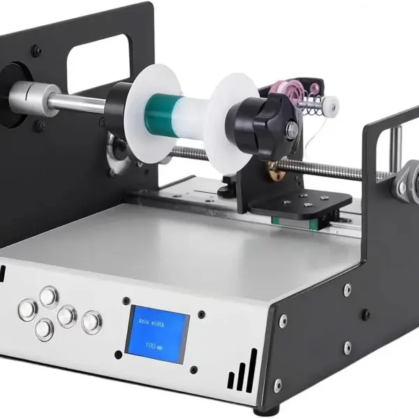 PakaLife Automatic Coil Winding,900RPM Coil Winder Machine with Auto-Wire Alignment Compatible with 18-46AWG Wire,Filament Spool,Ideal For Tool Lines，Coils and Silk Threads