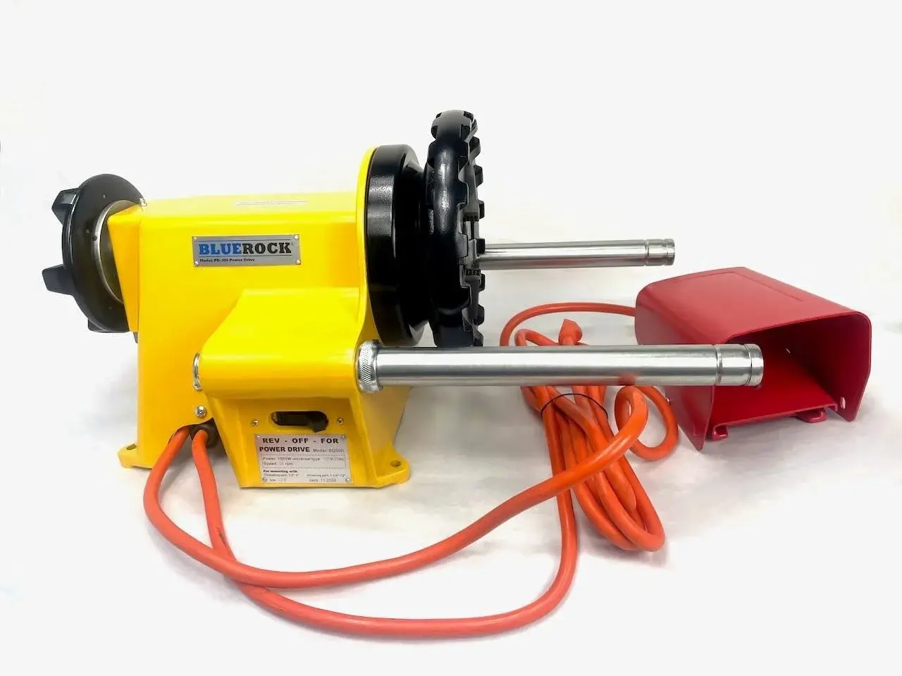 BLUEROCK PD-300 Power Drive Threading Machine Only w/Foot Pedal by BLUEROCK® Tools fits 15682 41855