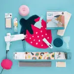 We R Memory Keepers Easy Tuft -Tufting Tool, Art Crafts Sewing Scrapbooking Journaling Printmaking Paper Craft Office Home Card Stock DIY Card Making Stamping Cut Pile Loop Pile Hex Key
