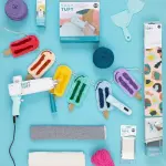 We R Memory Keepers Easy Tuft -Tufting Tool, Art Crafts Sewing Scrapbooking Journaling Printmaking Paper Craft Office Home Card Stock DIY Card Making Stamping Cut Pile Loop Pile Hex Key