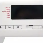 Bernette B38 Swiss Design Computerized Sewing Machine | 394 Stitches, LCD Display, Extension Table, 8 Presser Feet | Bobbins, Needles, Threader, Foot Pedal, Seam Ripper, Screwdriver, Spool Caps