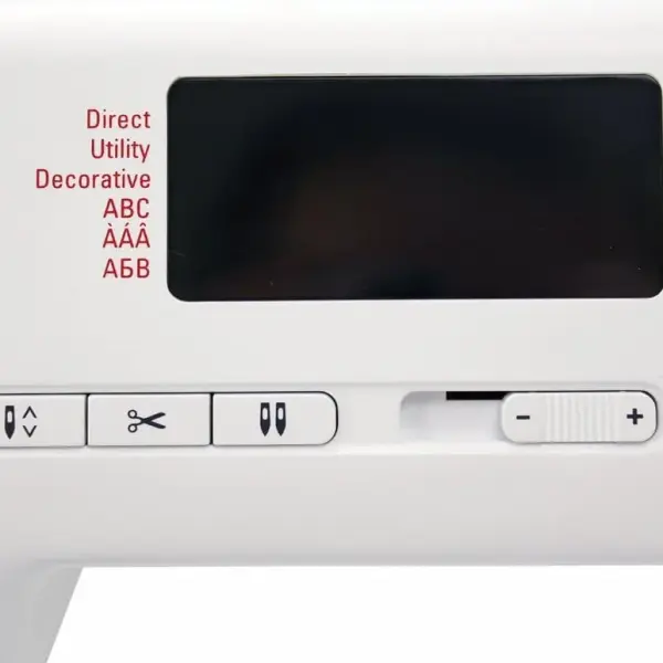 Bernette B38 Swiss Design Computerized Sewing Machine | 394 Stitches, LCD Display, Extension Table, 8 Presser Feet | Bobbins, Needles, Threader, Foot Pedal, Seam Ripper, Screwdriver, Spool Caps