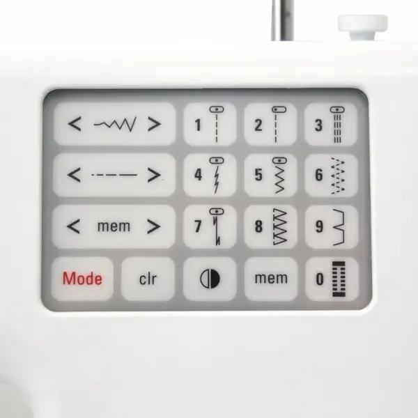 Bernette B38 Swiss Design Computerized Sewing Machine | 394 Stitches, LCD Display, Extension Table, 8 Presser Feet | Bobbins, Needles, Threader, Foot Pedal, Seam Ripper, Screwdriver, Spool Caps