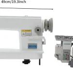550W Industrial Sewing Machine 1/2HP Commercial Grade Sewing Equipment with Motor 0-5 mm Electric Upholstery Sewing Tool Heavy Duty for Tailors