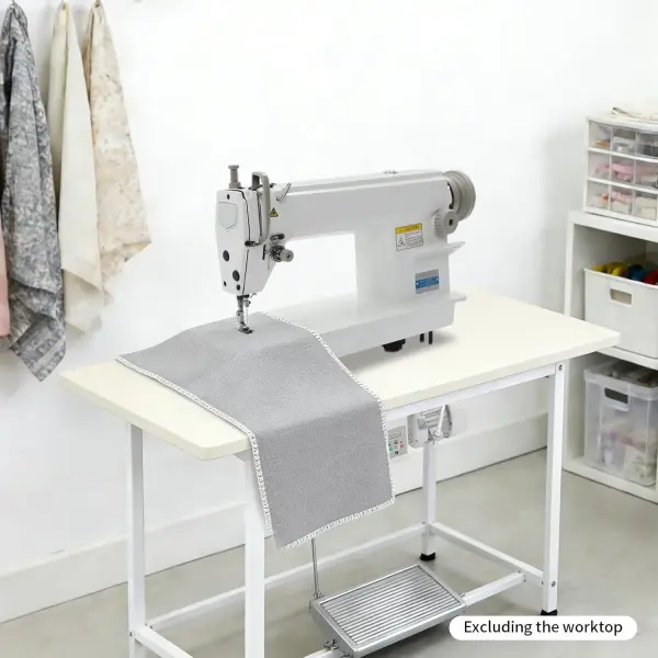 550W Industrial Sewing Machine 1/2HP Commercial Grade Sewing Equipment with Motor 0-5 mm Electric Upholstery Sewing Tool Heavy Duty for Tailors