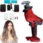 1000W Cordless Electric Wig Sewing Machine, Handheld Hair Transplant Tool for Salon, PU Simulation Wig Maker, Professional Wig Making Equipment, Portable & Efficient.