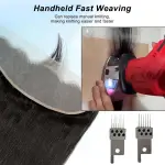 1000W Cordless Electric Wig Sewing Machine, Handheld Hair Transplant Tool for Salon, PU Simulation Wig Maker, Professional Wig Making Equipment, Portable & Efficient.