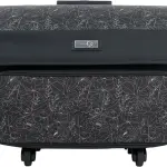 Everything Mary 4 Wheels Collapsible Deluxe Sewing Machine Storage Case - Rolling Trolley Carrying Bag for Brother, Singer