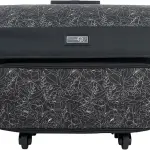Everything Mary 4 Wheels Collapsible Deluxe Sewing Machine Storage Case - Rolling Trolley Carrying Bag for Brother, Singer