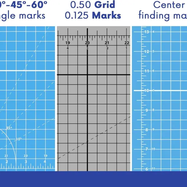 Proartek PK00080 Professional Cutting Mat, HM4896, 48 x 96 Inches; Self-Healing, Double-Sided Blue/Gray Mat for Quilting, Sewing, Hobbies & Crafting
