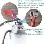 Smart Fabric Thread Trimming Machine with 30L Storage Bucket, Professional 450W Electric Brushless Trimmer, Single Head for Garment Production, High Speed Industrial Sewing Tools Kit