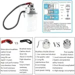 Smart Fabric Thread Trimming Machine with 30L Storage Bucket, Professional 450W Electric Brushless Trimmer, Single Head for Garment Production, High Speed Industrial Sewing Tools Kit