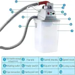 Smart Fabric Thread Trimming Machine with 30L Storage Bucket, Professional 450W Electric Brushless Trimmer, Single Head for Garment Production, High Speed Industrial Sewing Tools Kit