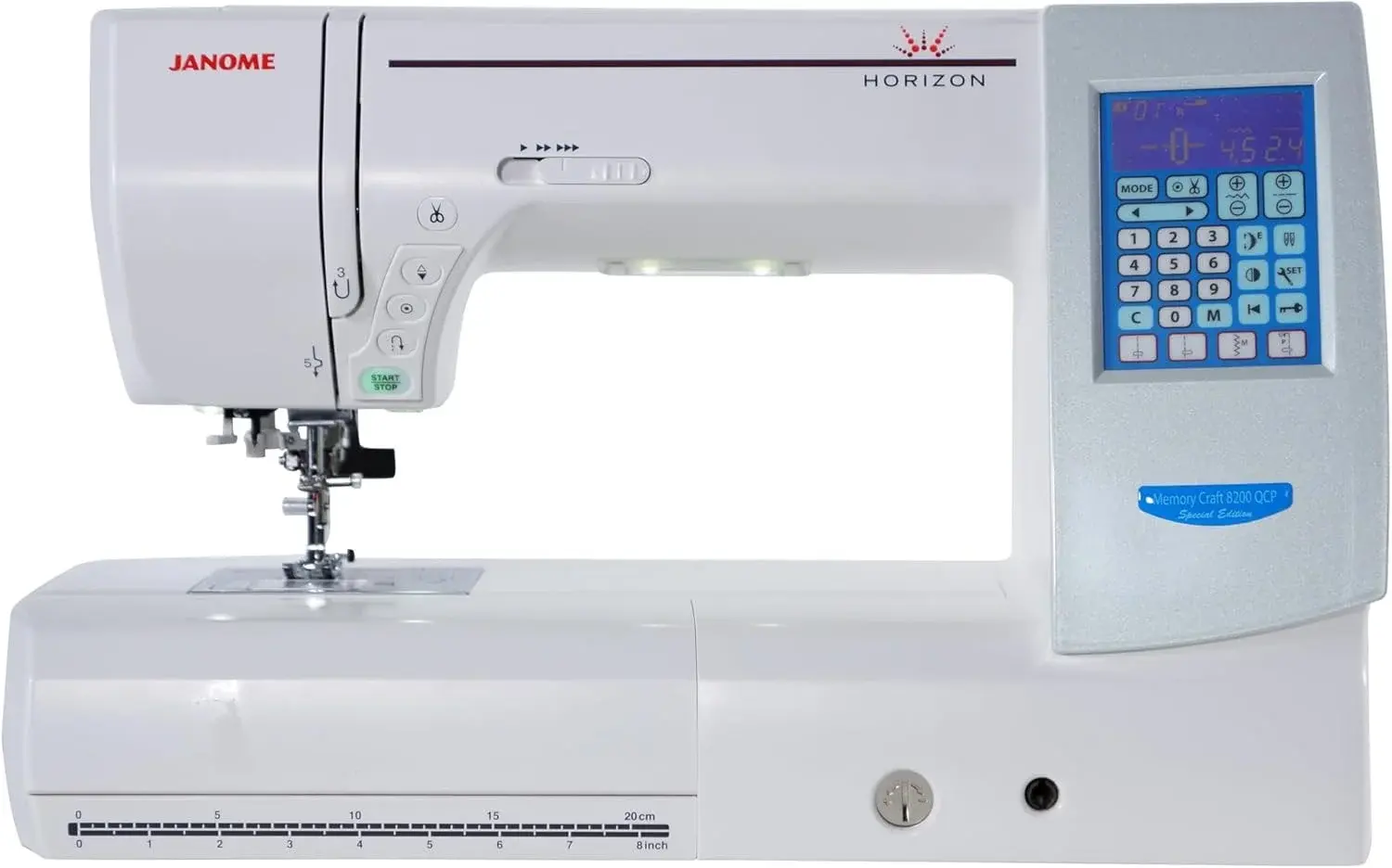 Janome 8200QCP Quilting and Sewing Machine Computerized - Horizon Memory Craft 8200QCP Special Edition, Computerized Sewing Machine with 170 Built in Stitches and Roomy Workspace for Quilts