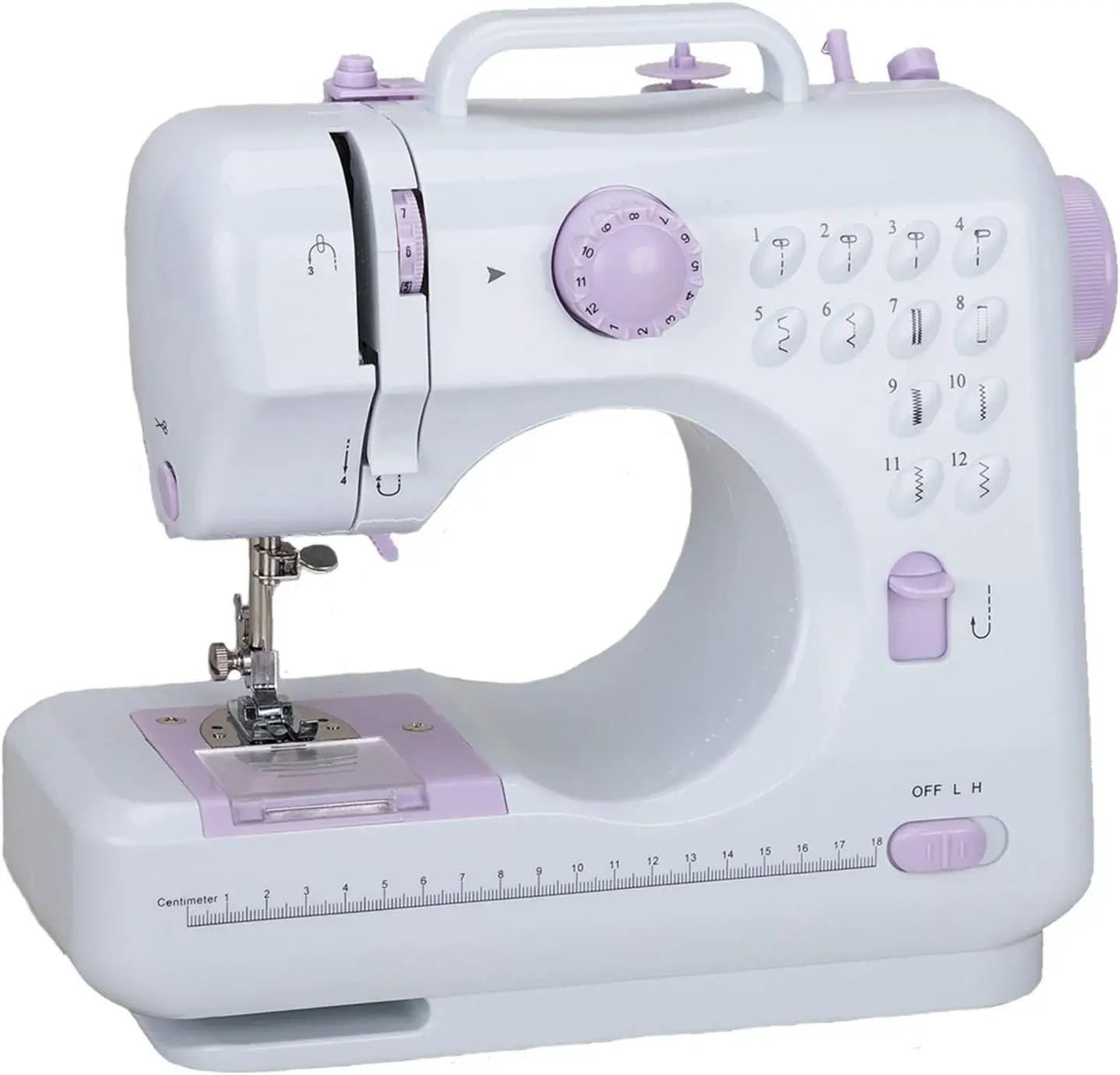 Multifunction Household Sewing Machine 505A 12 Built-in Stitches,Best Electric Sewing Tool for Beginner